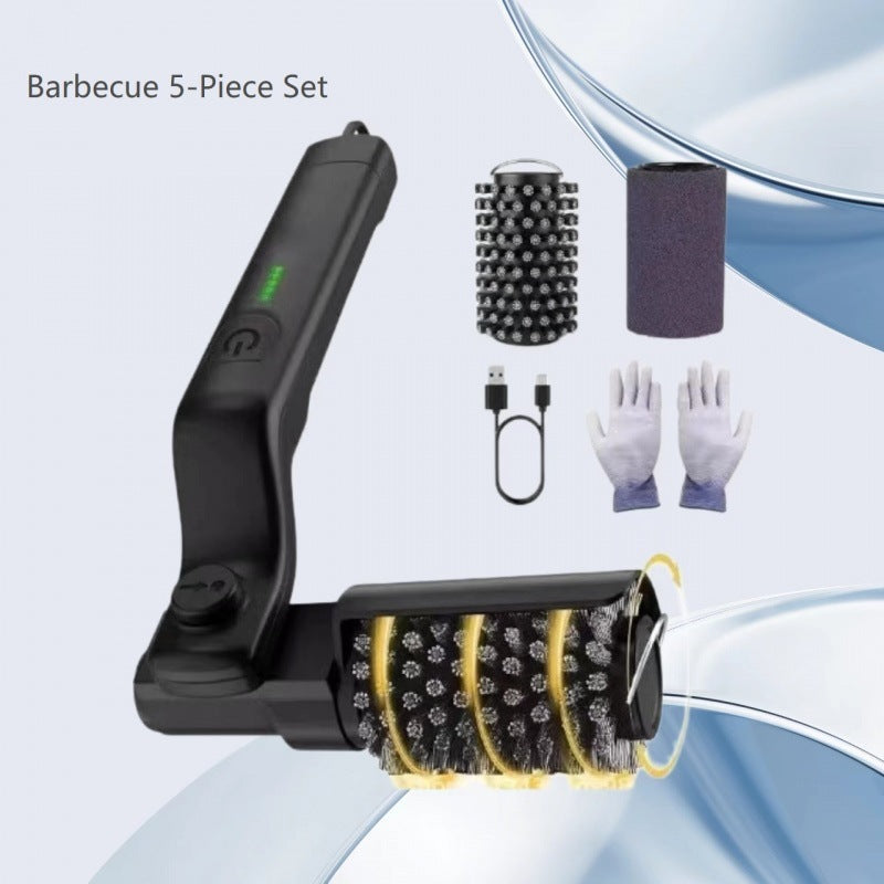 Electric Barbecue Grill Cleaning Brush Wireless Multifunctional