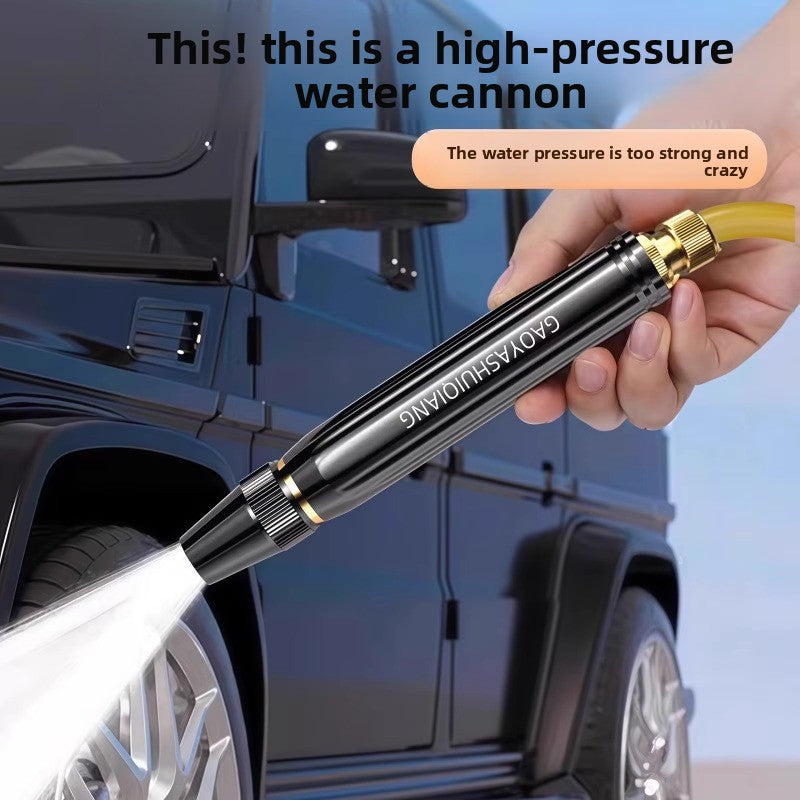 High-Pressure Water Gun Nozzle for Cleaning and Watering