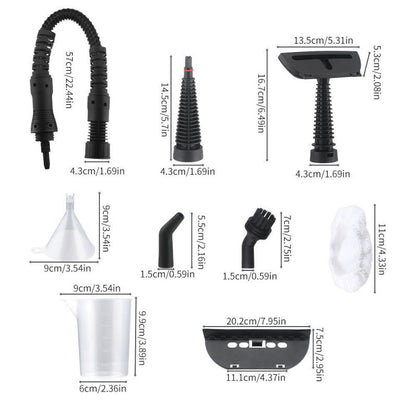 High Pressure Steam Cleaner with 12 Accessories